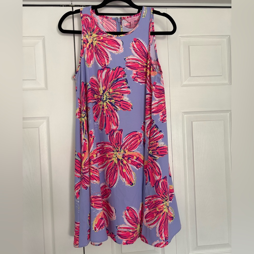 Lilly Pulitzer Molly Haynes purple party girl swing dress - size small! Unicorn!
